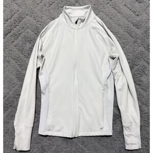Freely Women's Haven Luxe Jacket White Sz Small Running Athleisure Sport
